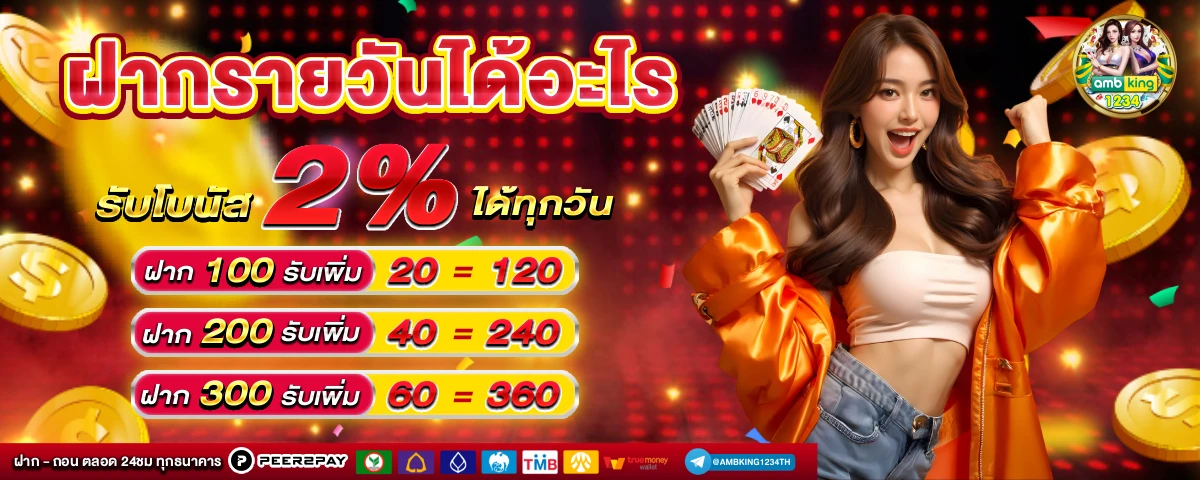 ค่ายสล็อตที่คนเล่นเยอะที่สุด - แบนเนอร์โปรโมชั่น